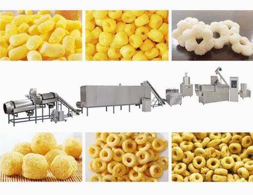 नाश्ते खस्ता चिप्स / पेंच / शैल / फ्राइड छर्रे स्नैक Extruder मशीन