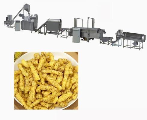 विविध आकार 2 डी 3 डी गोली स्नैक्स खाद्य खस्ता मटर सोया extruder मशीन प्रक्रिया लाइन