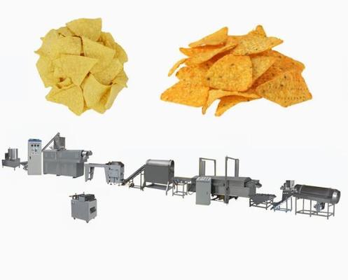 डबल स्क्रू नाश्ते extruder मशीन, स्वचालित गोली खाद्य उत्पादन लाइन