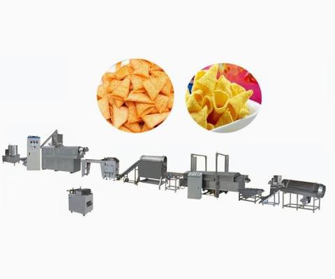 डबल स्क्रू नाश्ते extruder मशीन, स्वचालित गोली खाद्य उत्पादन लाइन