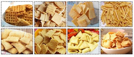 स्वचालित फ्राइड एक्सट्रूज़न फूड 3 डी स्नैक गोली मशीनरी CE मानक