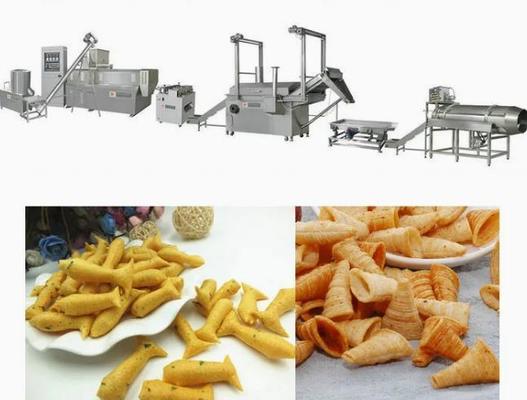 त्रि - डी गोली खाद्य स्नैक Extruder मशीन, फ्राइड खाद्य प्रसंस्करण मशीनरी