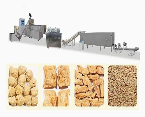 सीई ISO9001 मानक पूर्ण वसा सोया extruder उपकरण उत्पादन लाइन