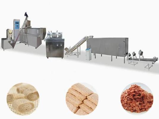 उच्च क्षमता मकई के गुच्छे जुड़वां पेंच extruder के साथ सोया extruder मशीन