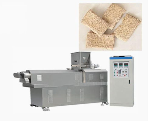 उच्च क्षमता मकई के गुच्छे जुड़वां पेंच extruder के साथ सोया extruder मशीन