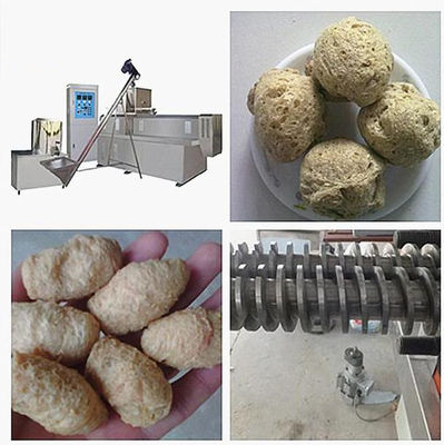उच्च क्षमता मकई के गुच्छे जुड़वां पेंच extruder के साथ सोया extruder मशीन