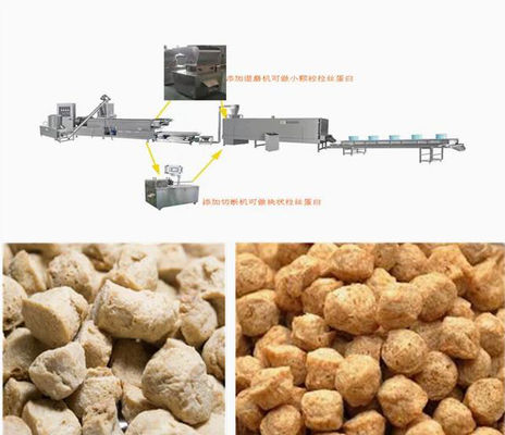 प्रोटीन भोजन के लिए स्वत: पृथक सब्जीयुक्त सब्जी सोया Extruder मशीन