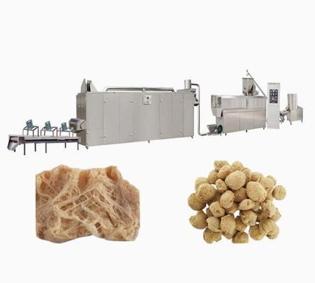 बनावट / फाइबर शाकाहारी नाश्ता खाना extruder प्रक्रिया लाइन