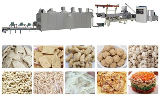 पूरी तरह से स्वचालित सब्जी खाना / Textrue सोया Extruder मशीन