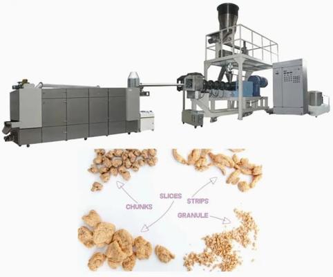 बनावट सोया Extruder मशीन / सोया नाग extruder उत्पादन लाइन