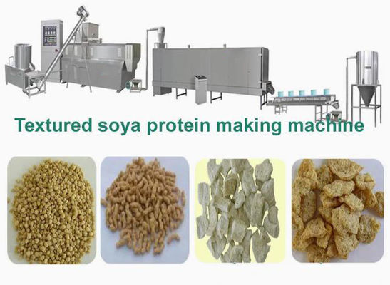 बनावट सोया Extruder मशीन / सोया नाग extruder उत्पादन लाइन