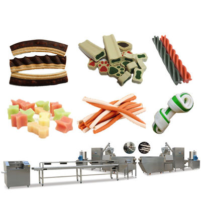 कुत्ता स्नैक मशीन एकल extruder स्टेनलेस स्टील