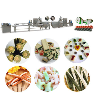 कुत्ता स्नैक मशीन एकल extruder स्टेनलेस स्टील