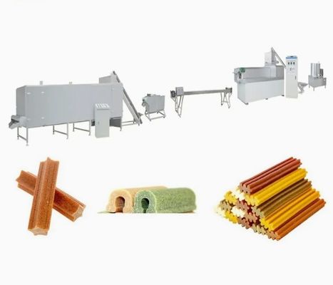 डॉग स्मार्टबोन मेकिंग पेट ट्रीट मशीन, डॉग च्युइंग पेट फ़ूड मशीन