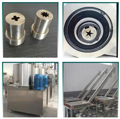 डॉग स्नैक्स पेट फ़ूड मैन्युफैक्चरिंग इक्विपमेंट / पेट ट्रीट एक्सट्रूडर लाइन