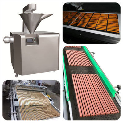 डॉग मीट स्ट्रिप्स कोल्ड एक्सट्रूज़न फोर्जिंग मशीन डॉग फूड मीट स्ट्रिप एक्सट्रूडिंग लाइन