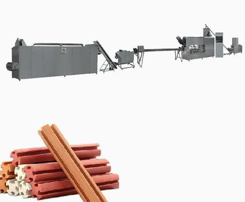 कस्टम डिज़ाइन किए गए पालतू ट्रीट मशीन को एक्सट्रूडेड डॉग च्युइंग फूड प्रोसेसिंग