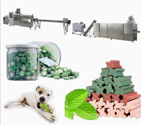 विभिन्न आकार पालतू इलाज मशीन कुत्ते चबाना नाश्ता खाद्य प्रसंस्करण उपकरण Extruder