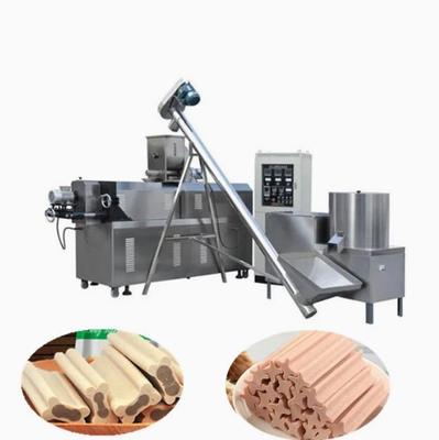 विभिन्न आकार पालतू इलाज मशीन कुत्ते चबाना नाश्ता खाद्य प्रसंस्करण उपकरण Extruder