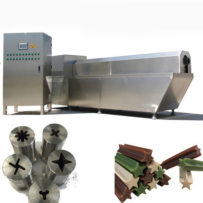 विभिन्न आकार पालतू इलाज मशीन कुत्ते चबाना नाश्ता खाद्य प्रसंस्करण उपकरण Extruder