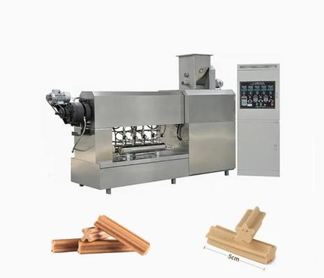 100KW पीईटी Chews उत्पादन लाइन पालतू इलाज मशीन स्टेनलेस स्टील Stainless