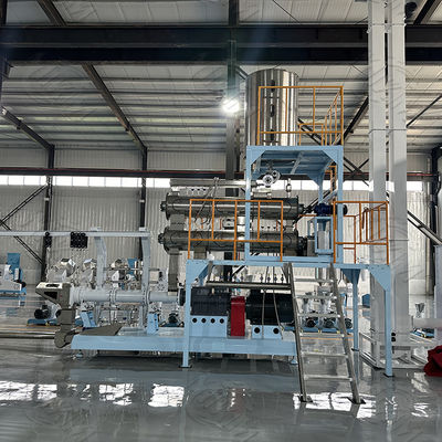 पालतू भोजन extruder मछली गोली उत्पादन लाइन 5300 x 1100 x 2300 मिमी
