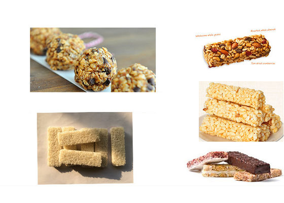 Engery अनाज बार उत्पादन लाइन, पक्षी व्यवहार / पक्षी इलाज चिपक मशीन बनाने