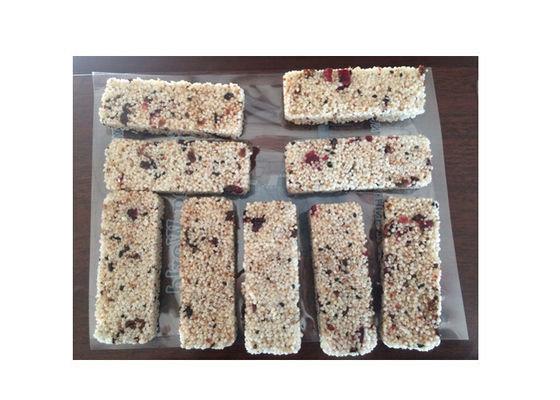 उच्च आउटपुट फूफा हुआ अनाज बार बनाने की मशीन, बहुक्रिया राइस बॉल चीनी उत्पादन लाइन