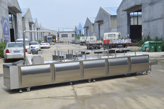 पूर्ण स्वचालित अनाज बार / चावल केक मशीन 88 किलोवाट बिजली 1500 किलो वजन