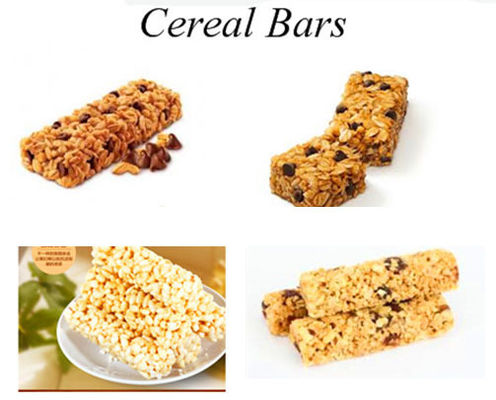 सीमेंस पीएलसी और टच स्क्रीन + वाइजे मोटर के साथ अनाज बार बनाने की मशीन