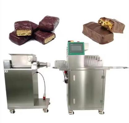 घुमावदार कैंडी चावल बार / चॉकलेट बार बनाने और काटने के साथ मशीन बनाना