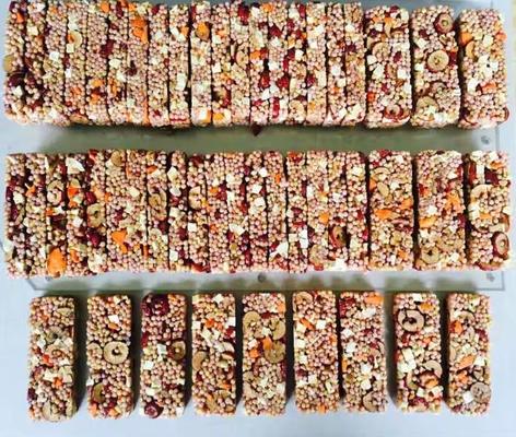 सोयाबीन प्रोटीन बार बनाने की मशीन / स्नैक मूंगफली बार बनाने की मशीन