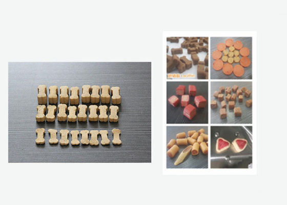 एबीबी या श्नाइडर इलेक्ट्रिक भागों के साथ स्वचालित मांस झटकेदार प्रसंस्करण मशीन / पालतू खाद्य उत्पादन लाइन