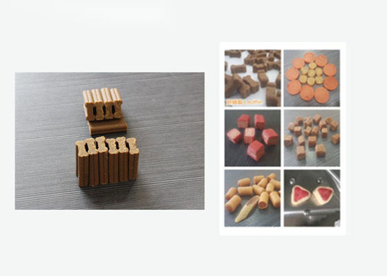 200-300 किलोग्राम प्रति घंटे की पालतू पशु खाद्य मशीन की क्षमता के साथ शीत बचे हुए कुत्ते झोसी स्नैक ट्रीट मशीन