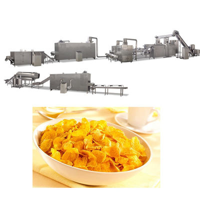 165kw 300 किग्रा / घंटा कॉर्न फ्लेक्स अनाज बनाने की मशीन