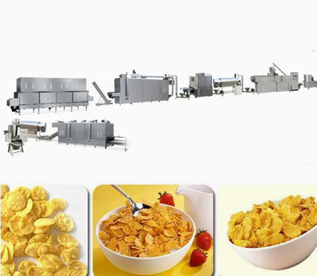 स्वचालित स्नैक कॉर्न चिप्स उत्पादन लाइन / अनाज मकई प्रपत्र मशीन प्रसंस्करण