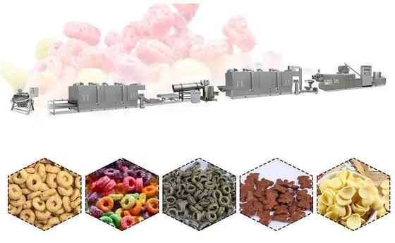 पीएलसी स्वचालित विस्तारित मकई का उत्पादन उत्पादन लाइन नियंत्रित करता है