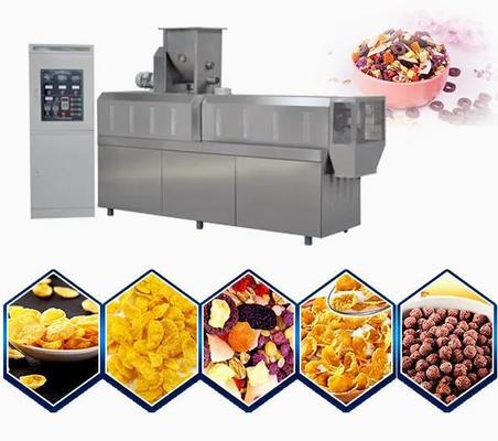 वाणिज्यिक मकई मशीन बनाने मकई / मकई चिप्स स्नैक खाद्य extruder उत्पादन लाइन