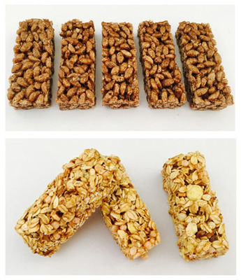 ओट्स फ्रूट नट्स अनाज बार कटिंग लाइन 300-400 किग्रा/घंटा