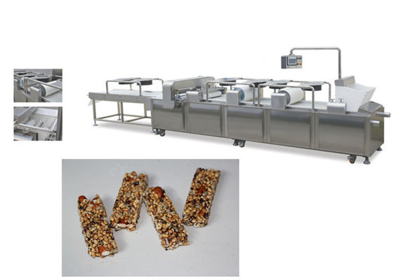 स्टेनलेस स्टील अनाज बार मशीन उत्पादन लाइन / स्नैक फ्लैट बार डीआरसी -75 प्रकार: