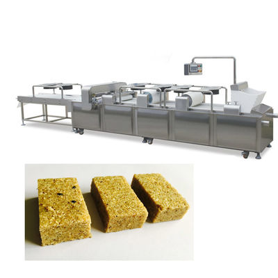पूर्ण स्वचालित अनाज बार काटने की मशीन स्टेनलेस स्टील मूंगफली भंगुर कैंडी