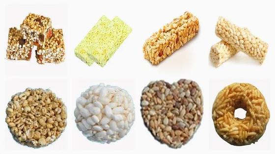 बाजरा, गेहूं के लिए गेहूं चावल केक बनाने की मशीन / अनाज पफिंग मशीन