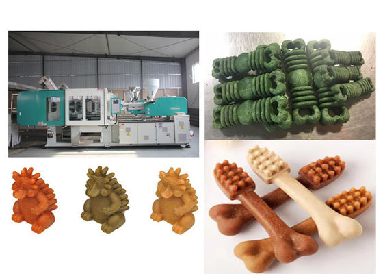 स्वनिर्धारित इंजेक्शन ढलाई पालतू नाश्ता extruder मशीन, कुत्ते खाद्य extruder उपकरण