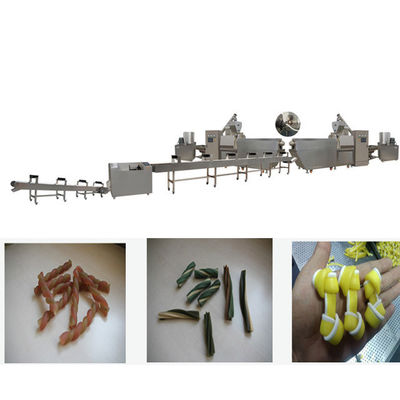 सीई आईएसओ प्रमाण पत्र के साथ सिंगी पेंच कुत्ता खाद्य Extruder फ़ीड गोली उत्पादन लाइन
