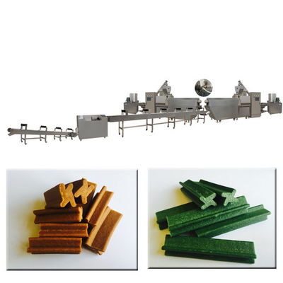 कुत्ते च्यूइंग गम के इलाज के लिए स्वचालित सिंगल स्क्रू एक्सट्रूडर टच स्क्रीन