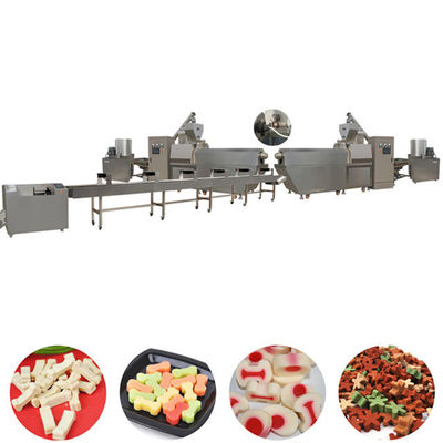 100 किलोग्राम / एच क्षमता पालतू कुत्ता खाद्य एक्सट्रूडर मशीन, कुत्ता खाना विनिर्माण उपकरण