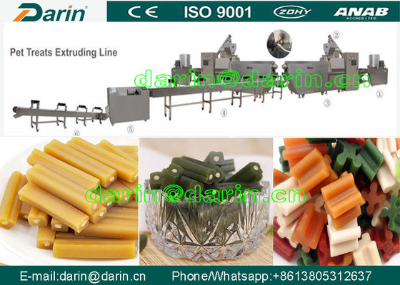 लघु हड्डी कुत्ते स्नैक्स पालतू खाद्य प्रसंस्करण लाइन, ट्विस्ट कुत्ते खाद्य मेकर मशीन का इलाज करता है