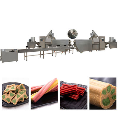 लंबे प्रदर्शन कुत्ते खाद्य extruder 100-150 किलो प्रति घंटे क्षमता
