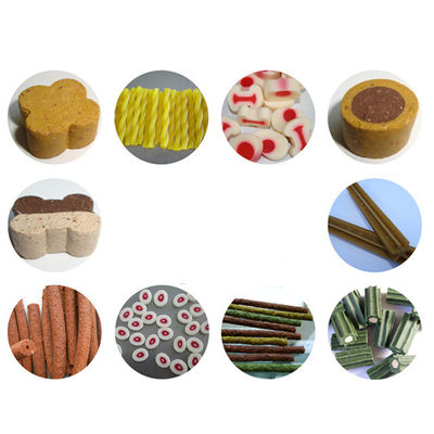 लंबी प्रदर्शन डॉग फूड एक्सट्रूडर 100-150kg/घंटा क्षमता 12 महीने की वारंटी