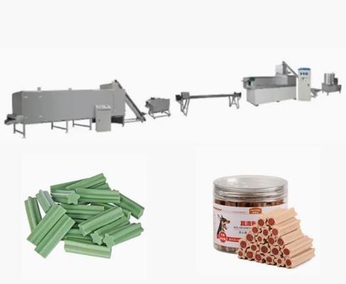 सिंगई पेंच extruder उपकरण / पालतू पशु हड्डी कुत्ते खाना मशीन का इलाज करता है